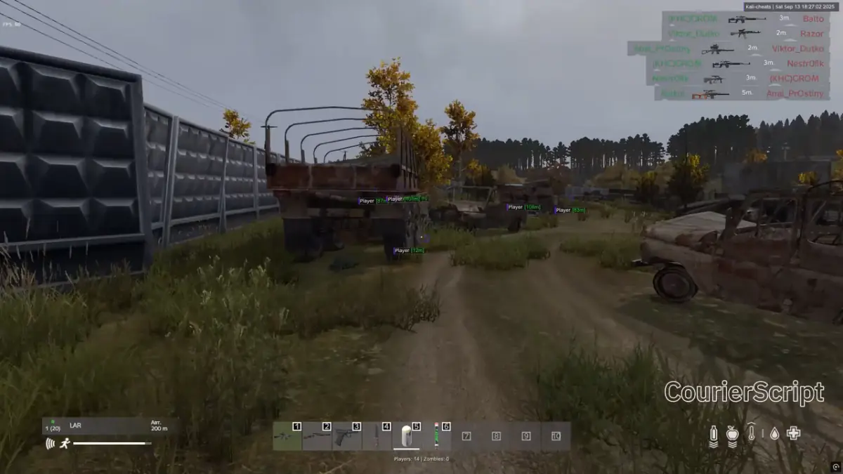CourierScript — DayZ screenshot 1